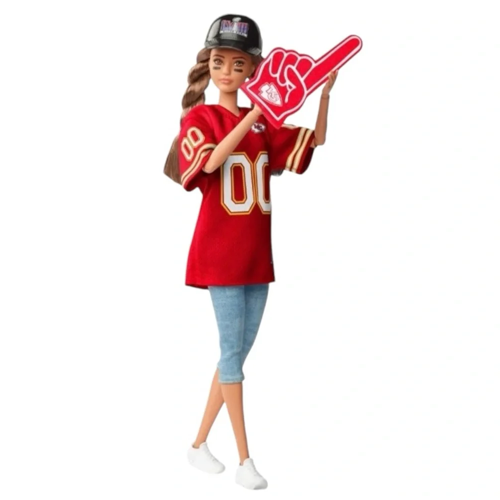 Barbie KC Chiefs NFL Super Bowl Doll